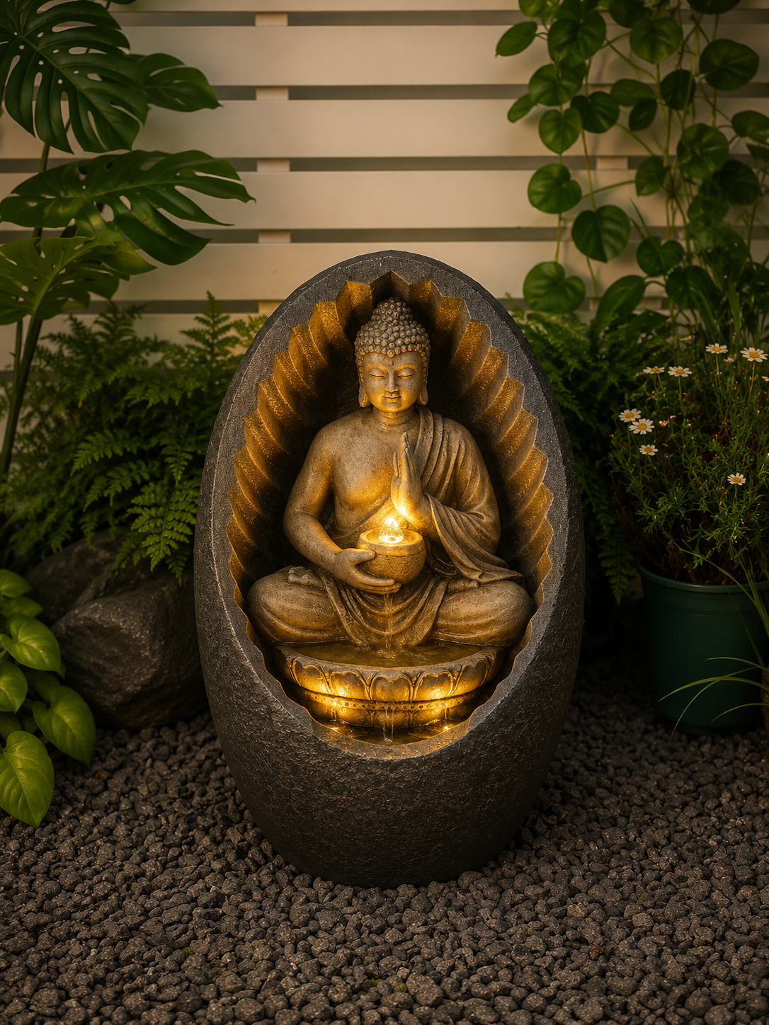 Fortezza Buddha Water Feature Unique Colour