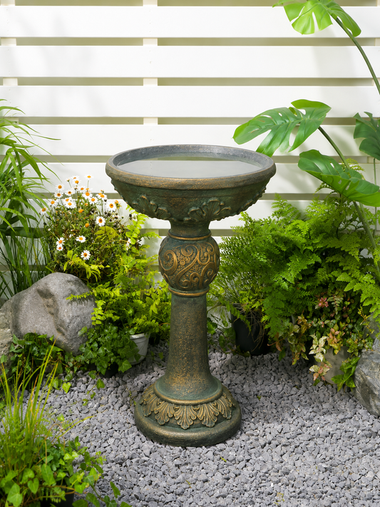 Triora Solar Bird Bath Fountain