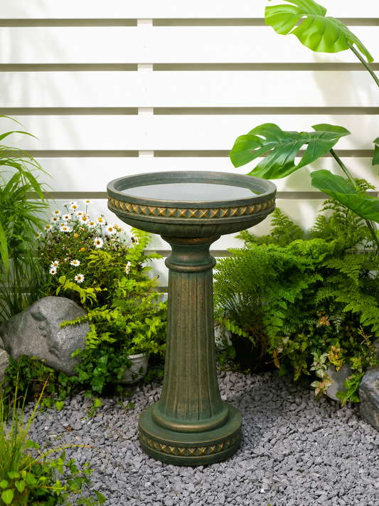 Tremezza Solar Bird Bath Fountain