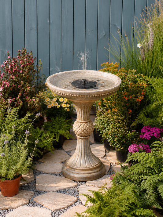 Volterra Solar Bird Bath Fountain