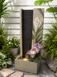 Fuengirola Fountain Tulips Water Curtain Beige with Sublime Colours