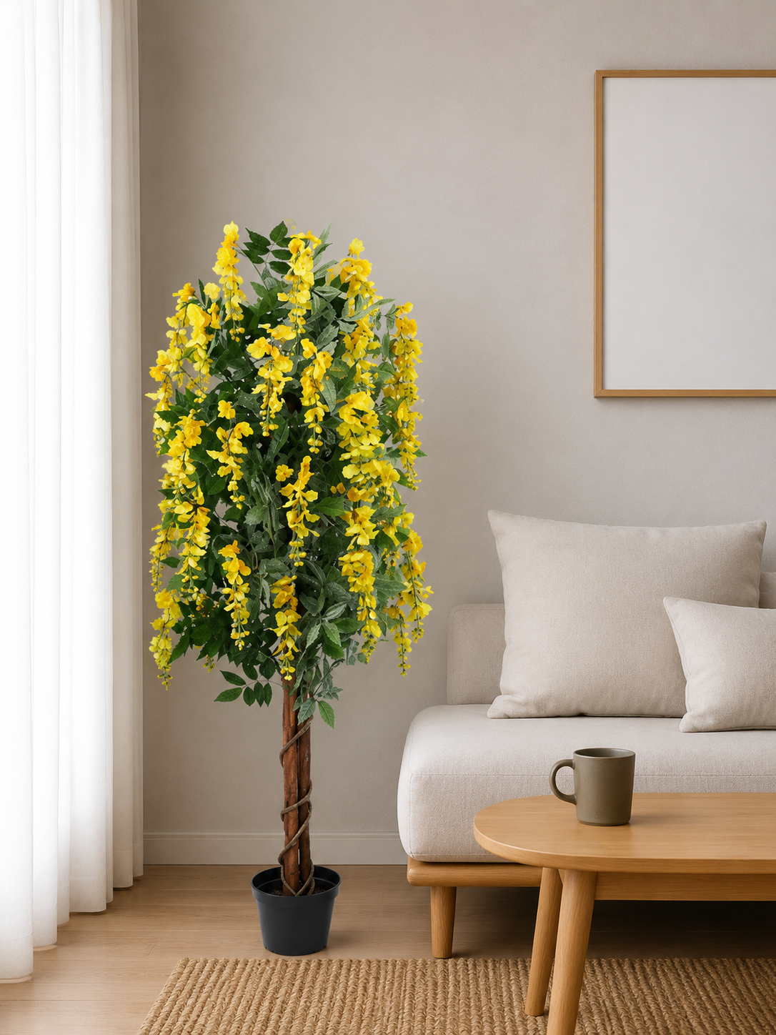 Wisteria Yellow 180cm