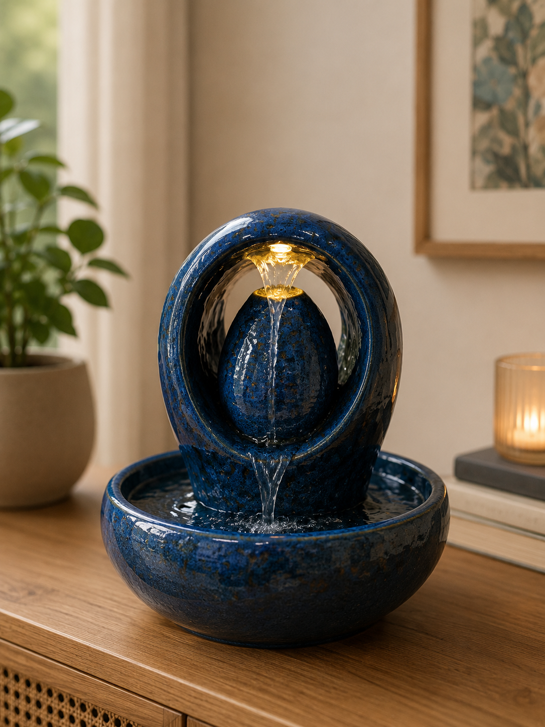 Stella Porcelain Table Fountain