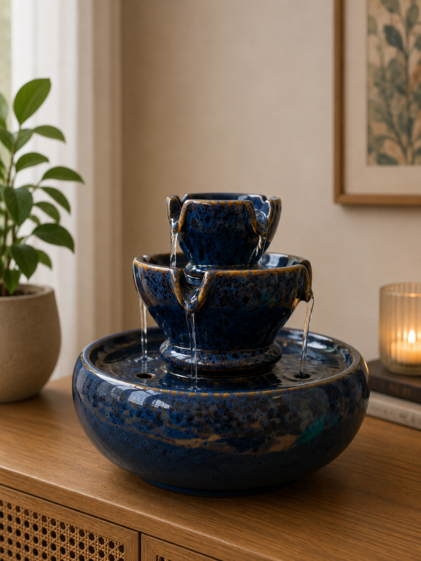 Lumiere Porcelain Table Fountain