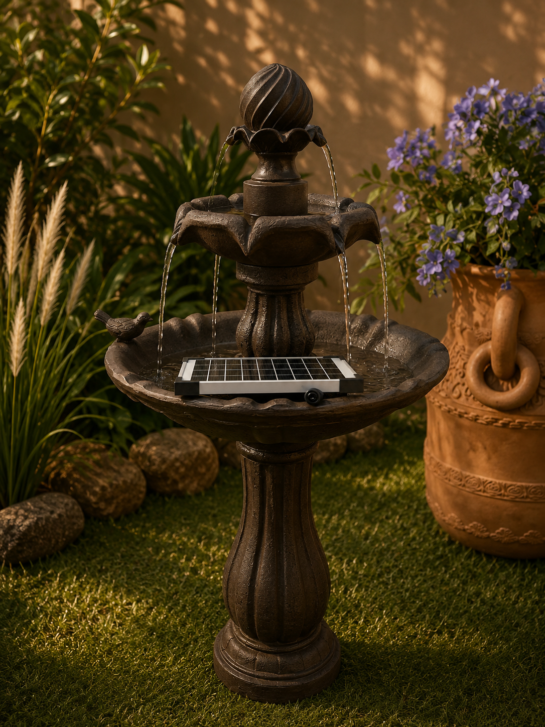 Sole Solar Multi Tiers Water Feature New Collection March 2025