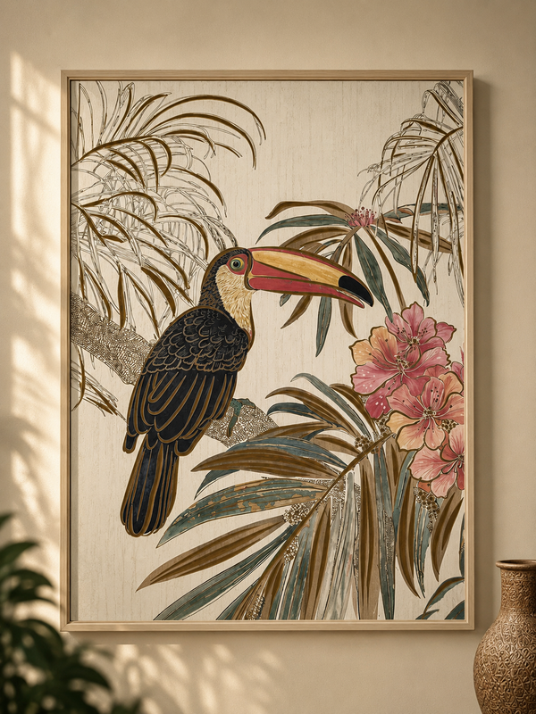 Toucan Wood Carving Printing Wall Art Marvel Collection March 2025