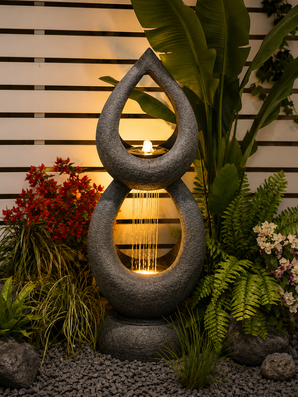 Kiki Abstract Rain Water Feature New Collection 2025