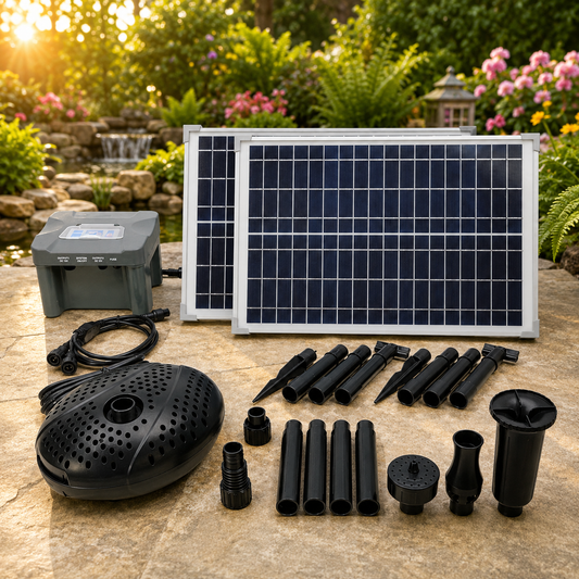 REEFE RSFB2500 Solar Pump Kit with Battery