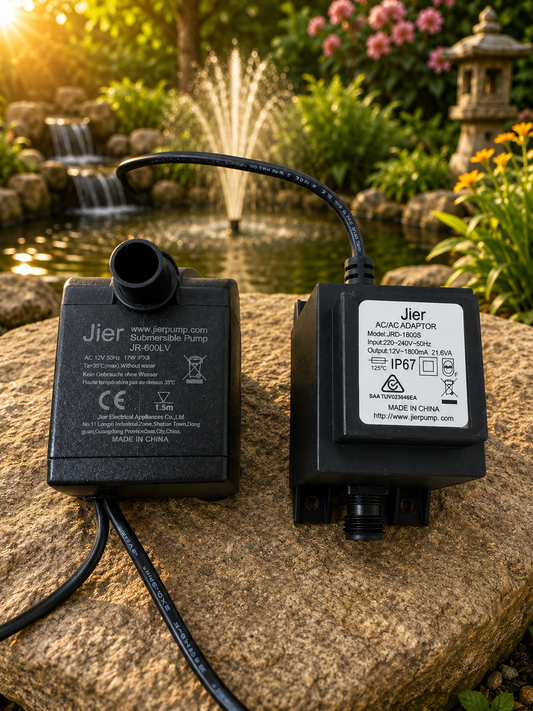 12V AC Aquarium Mini Water Pump Fountain Pump 600LPH