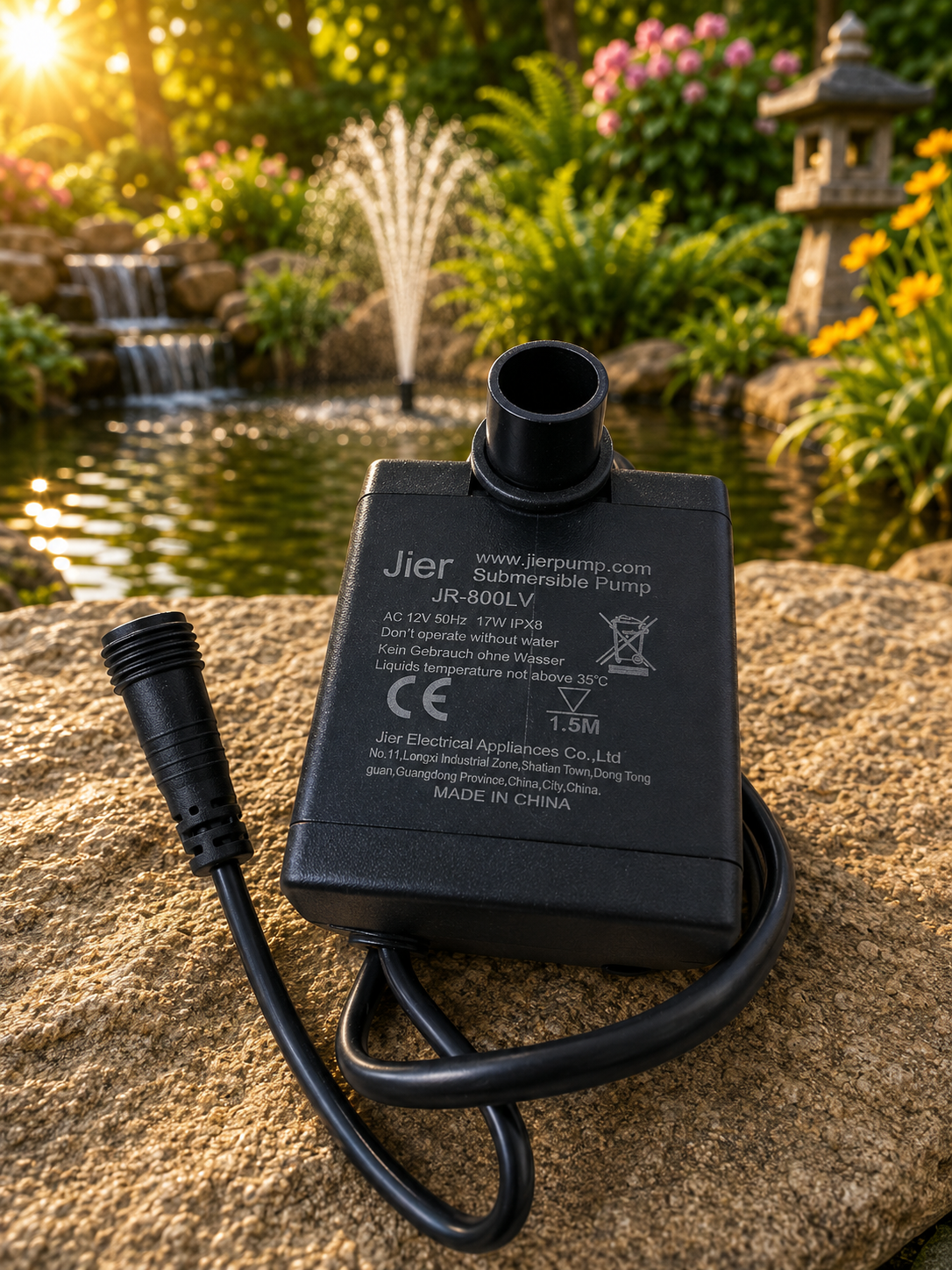 12V AC Aquarium Mini Water Pump Fountain Pump 800LPH