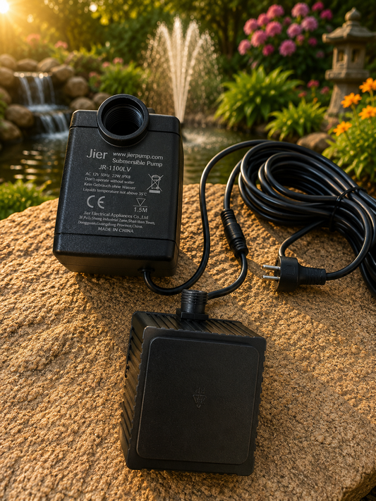 JIER 16W - 1100LPH Submersible Hydroponic AC 12V Submersible Pump