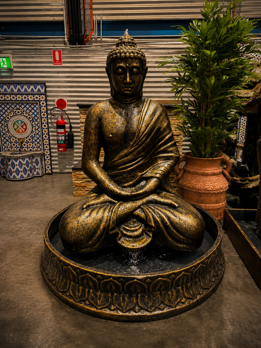 Samsara Masterpiece Buddha Water Feature with Pond Base