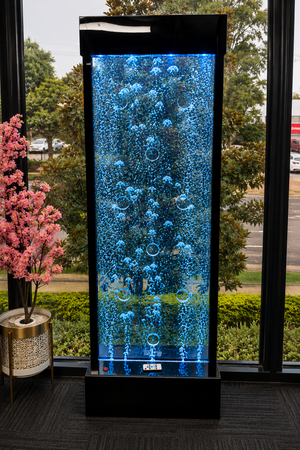 Tangier Black Frame & Base Acrylic Bubble Wall