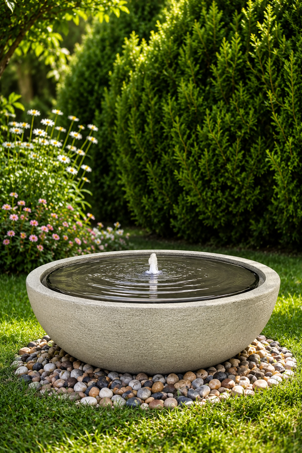 Playa Round Fountain with 120cm Diameter Largest of Its Kind Outdoor & Indoor