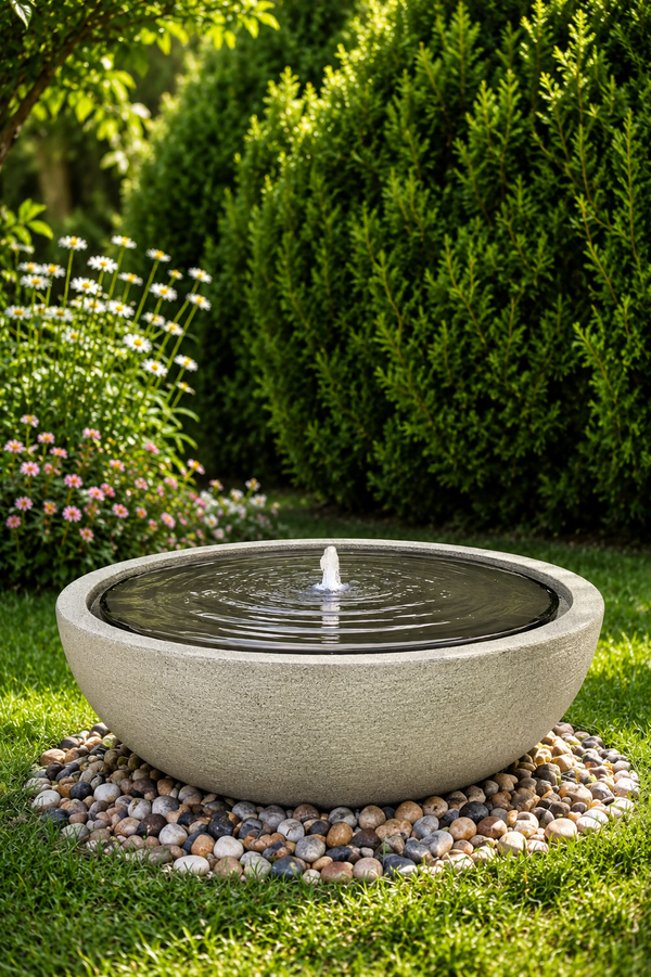 Playa Round Fountain with 120cm Diameter Largest of Its Kind Outdoor & Indoor