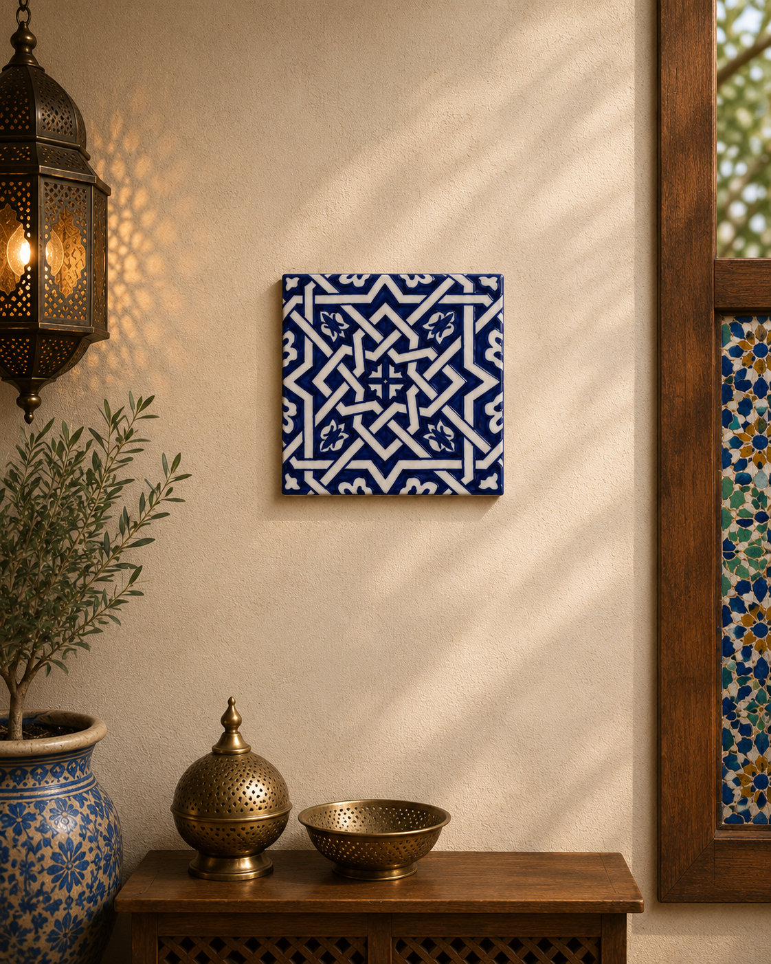4"X4" tiles blue and white hand painted ceramic bathroom for wall and ground, tiles wall decorative