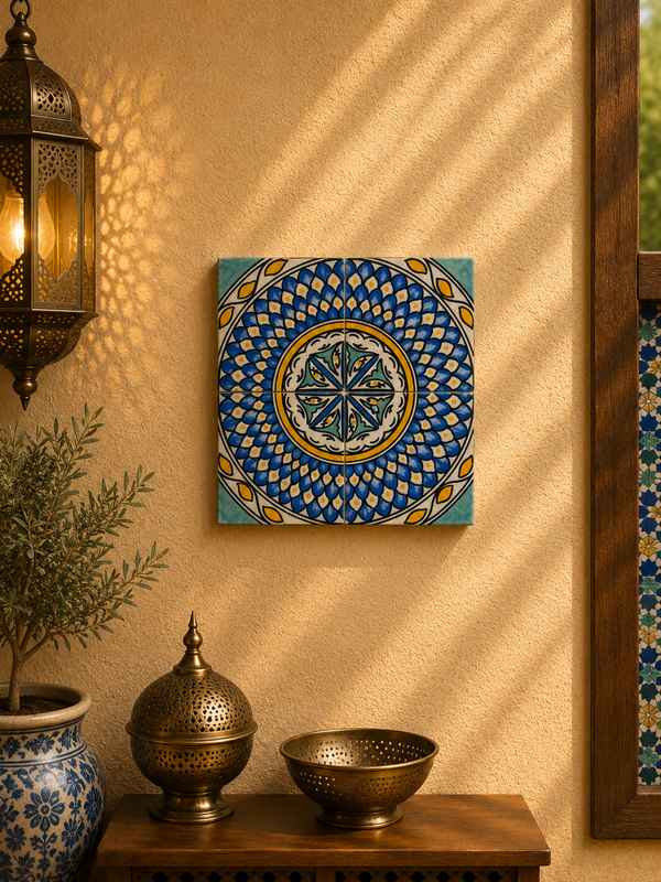 Mid century tiles Hand painted tiles 4"x4" 100% for Bathroom Remodeling and kitchen Projects works wall and ground