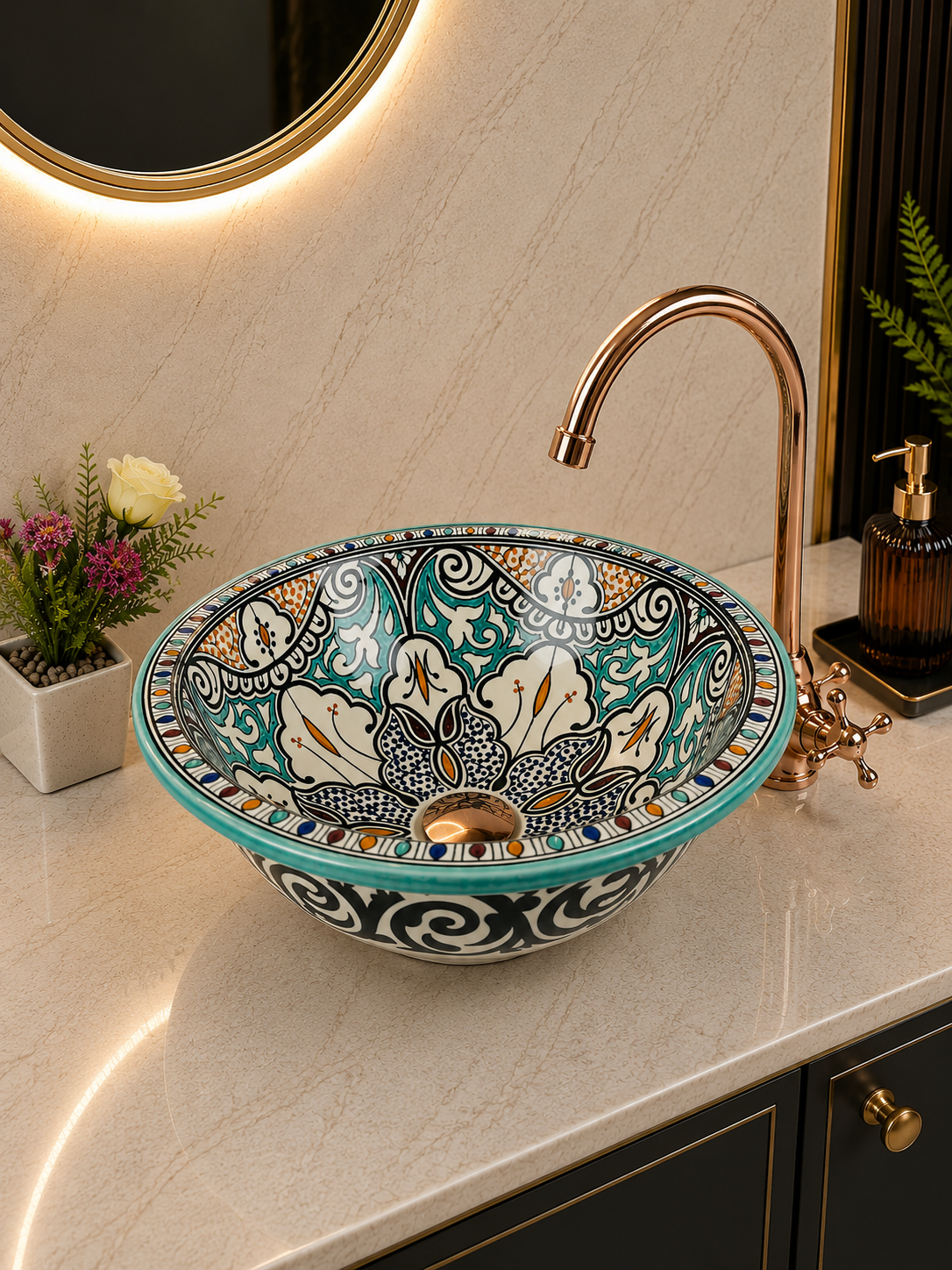 Drop in or Undermount bathroom sink - Mid century modern Bathroom vessel.