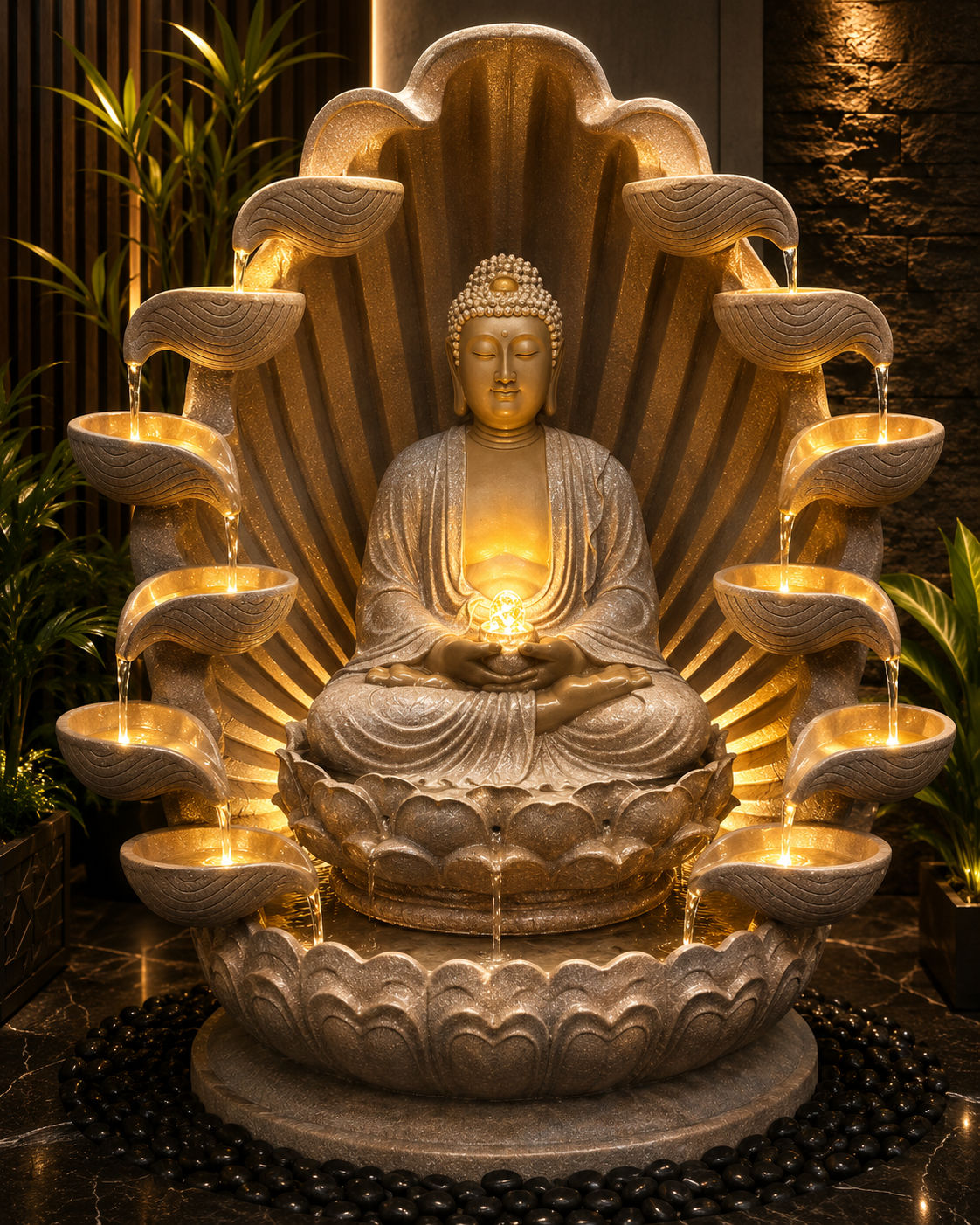 Sanctuary Buddha Water Feature NEW October 2022
