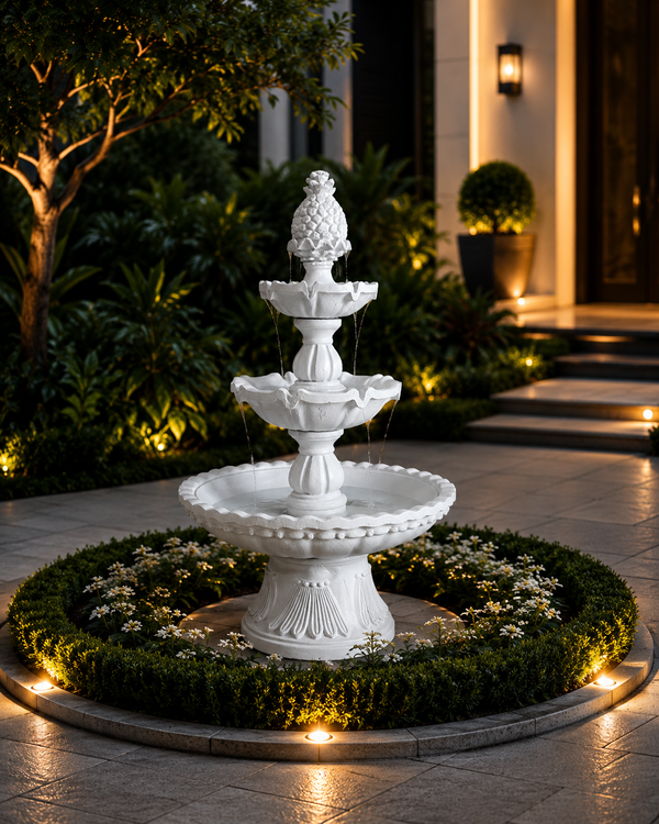 Bosphorus Stone Effect 3-tiered Water Feature