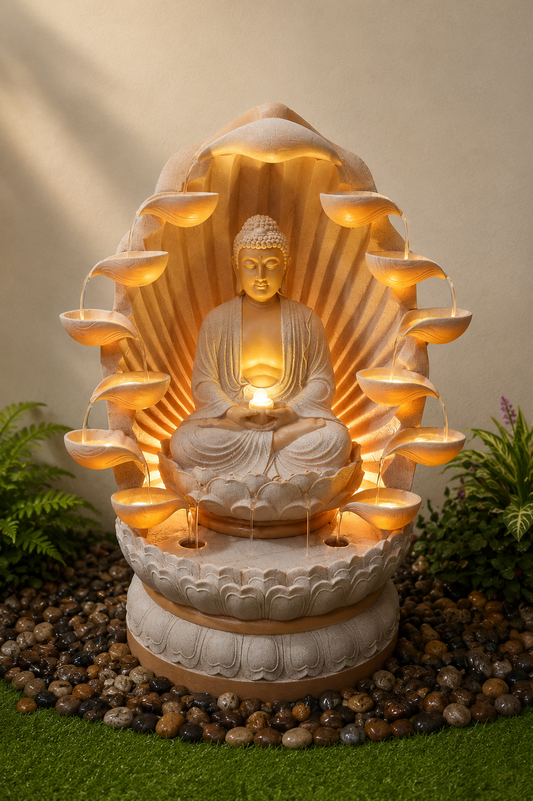 Cocoon Buddha Water Feature NEW August 2022