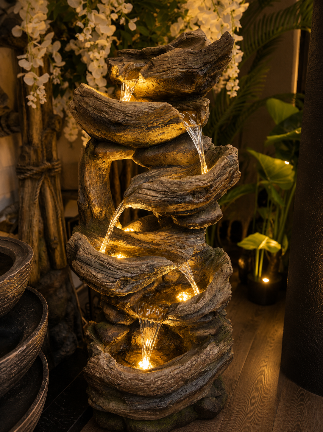 Arizona Woodland Water Nature Inspired Fountain