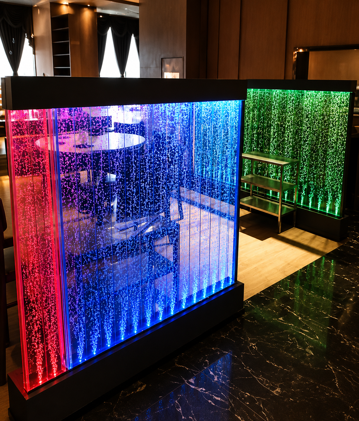 Miami Gigantic Black Framed Luxury Bubble Wall