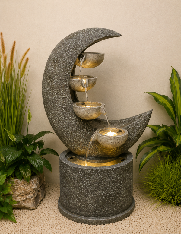 Luna Abstract Rain Water Feature New Summer 2021