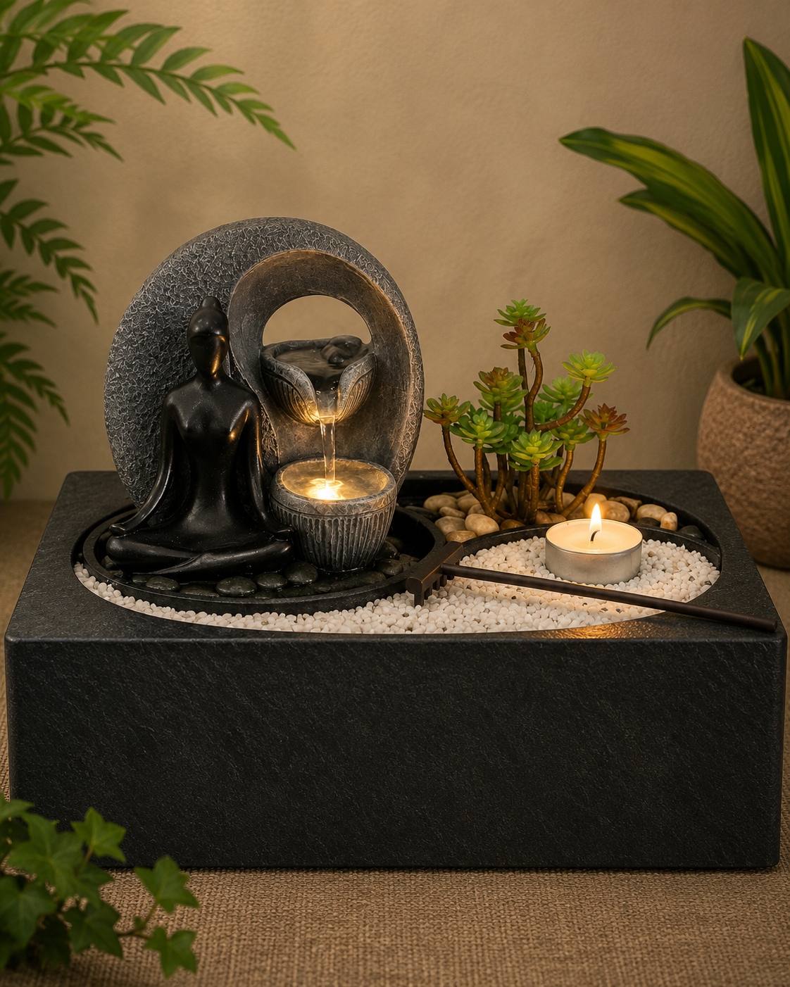 Exhale Yoga Table Water Feature NEW Summer 2026