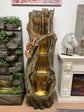Ebor Tree Trunk Extra Tall Fountain Great Sound and Lights on each level Squirrel