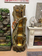 Ebor Tree Trunk Extra Tall Fountain Great Sound and Lights on each level Squirrel