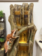 Ebor Tree Trunk Extra Tall Fountain Great Sound and Lights on each level Squirrel