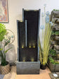 Empire Large Multi Drop Water Feature 1.8 Meter Tall Indoor & Outdoor Fountain