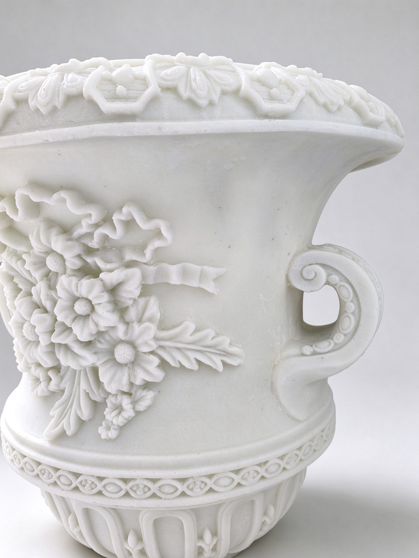 Ramo Floral Urn Planter in White