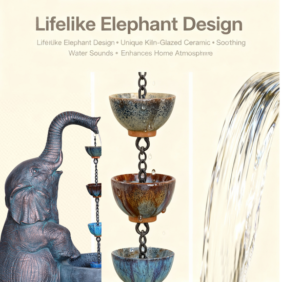 Elephant Water Feature