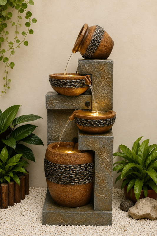 Santander Multi Drop Water Feature