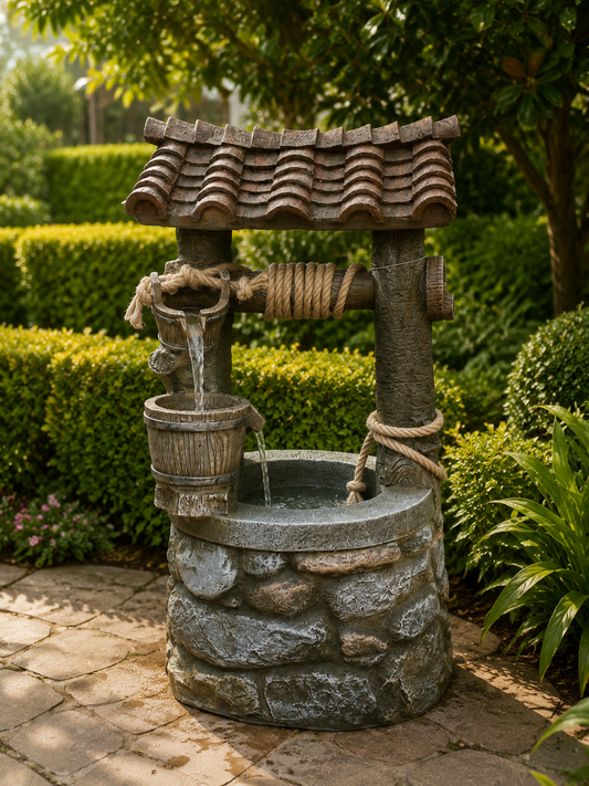 Pozo Cute Wishing Well Fountain
