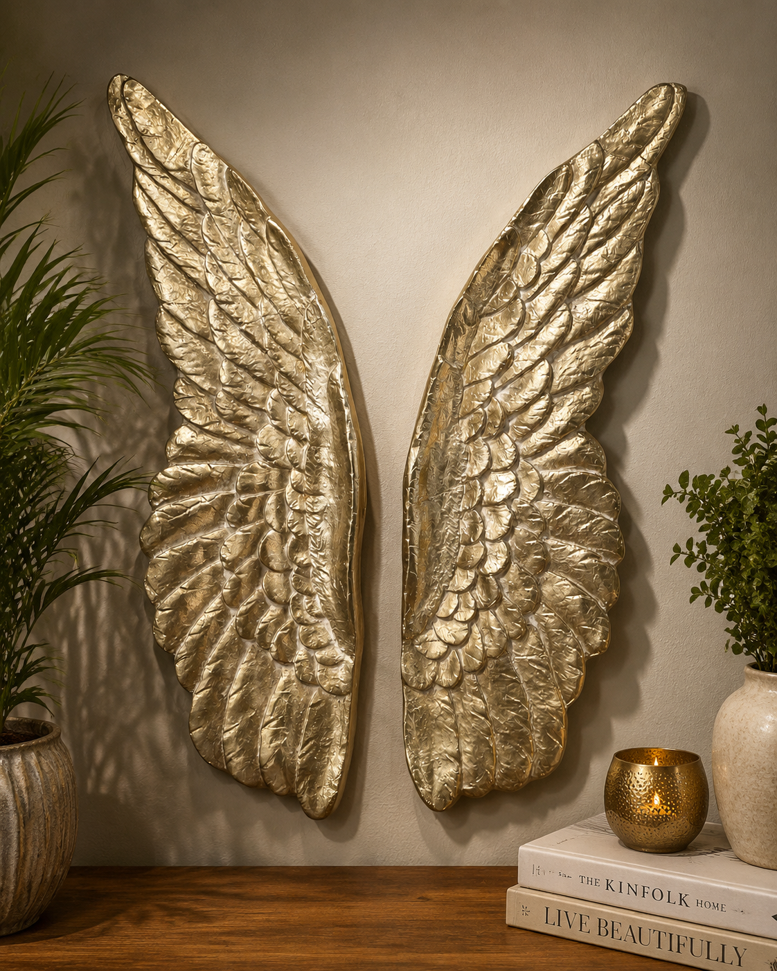 ANGE Pair Angel Wings Hanging Set of 2