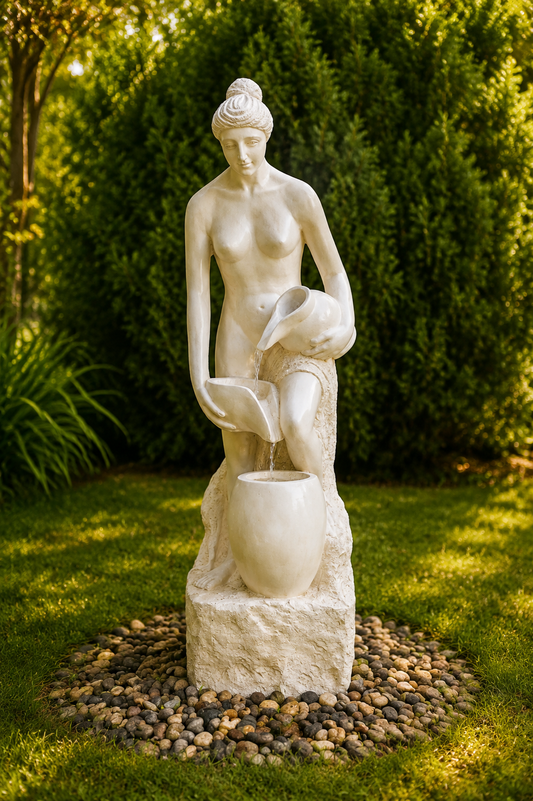 Athena Goddess Water Feature Spring Abstract Series