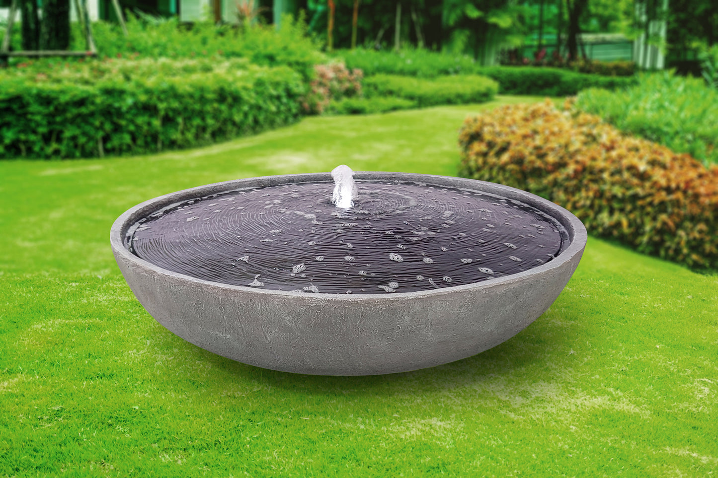 Stormy Large Round Water Feature