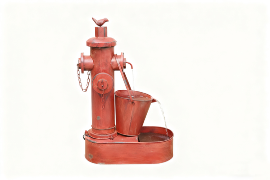 Red Metal Water Feature