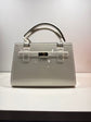 Duomo Dolomite Bag Vase in WhiteColour Ceramic Finish