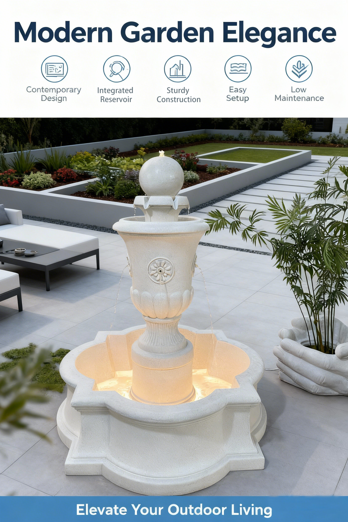 Jerez Fountain & Pond Water Feature