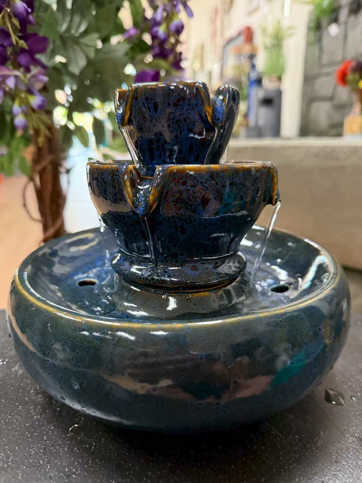 Lumiere Porcelain Table Fountain