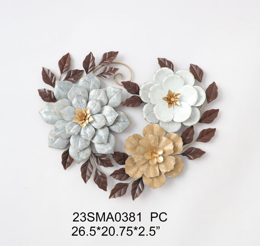 Love Heart Flowers Wall Art Designer Quality Wall Art Summer 2023