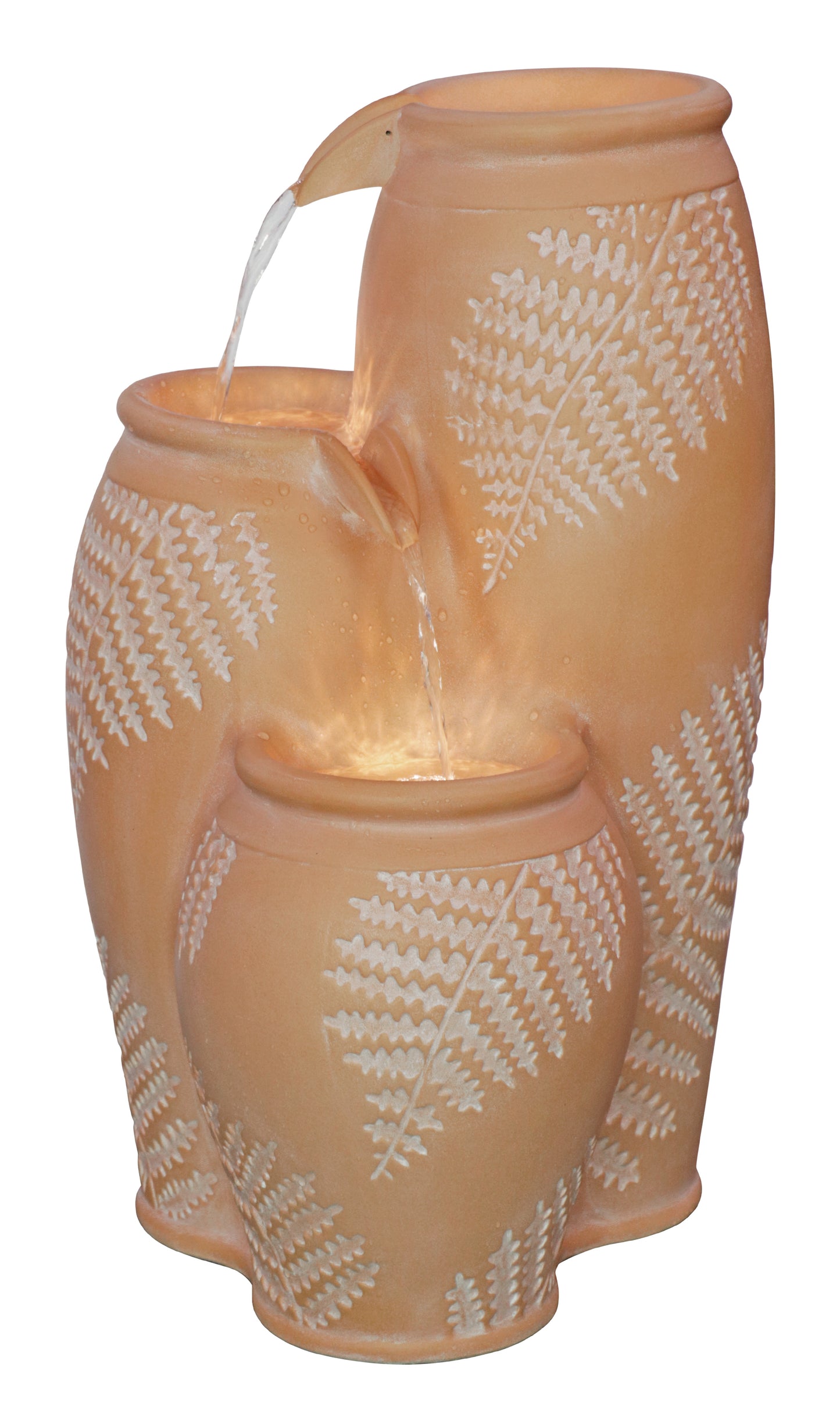 Almerimar Ceramic Water Feature in Clay Terracotta Earthy Colours