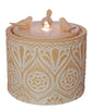 Balanegra Ceramic Water Feature in Clay Terracotta Earthy Colours with 3 Birds