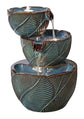 Mirador Glazed Ceramic Fountain Multi Drop Blue Colour
