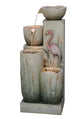 Nerja Flamingo Bird Multi Drop Water Feature