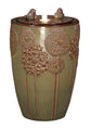 Aguadulce Glazed Ceramic Urn Shaped Fountain with Birds Sublime Colours